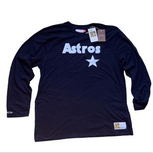 Mitchell & Ness Houston Astros Baseball L/S Shirt